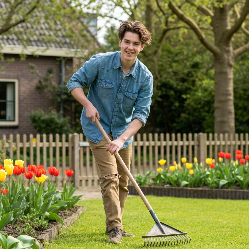 Jonge klusser aan het werk